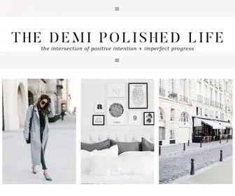 Demipolished.com(The intersection of positive intention) Screenshot