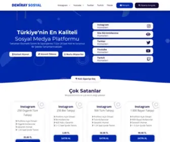 Demiraysosyal.com(Instagram Takipçi Satın Al) Screenshot