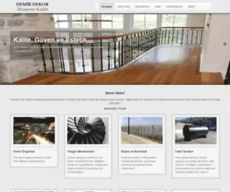 Demirdekor.com(Demir Dekor) Screenshot