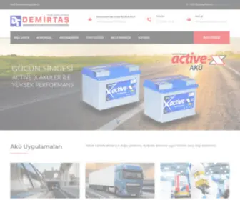 Demirtasaku.com.tr(Demirtaş Akü Sanayi) Screenshot