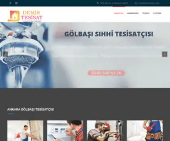 Demirtesisat.com(Gölbaşı Tesisatçı) Screenshot