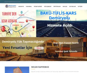 Demiryolulojistik.com(Demiryolu taşımacılığı) Screenshot