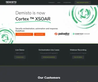 Demisto.com(Cortex XSOAR) Screenshot