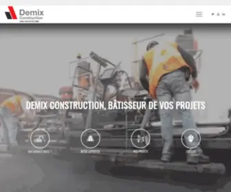 Demixconstruction.ca(Une division de Groupe CRH Canada inc) Screenshot