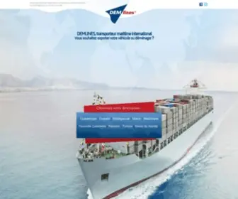 Demlines.com(Agence et transitaire maritime International) Screenshot