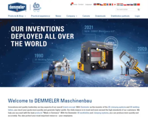 Demmeler.com(Demmeler Maschinenbau) Screenshot