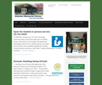 Demmerlibrary.org(Demmer Memorial Library) Screenshot