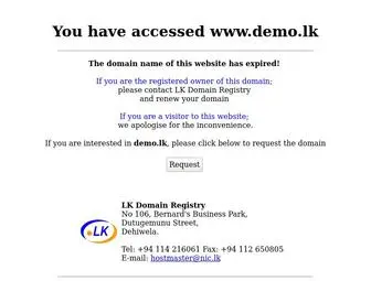 Demo.lk(Demo) Screenshot