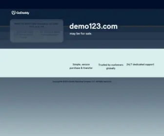 Demo123.com(Demo 123) Screenshot