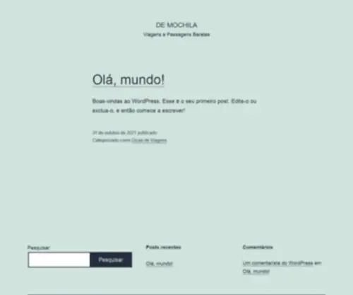 Demochila.com.br(De Mochila) Screenshot
