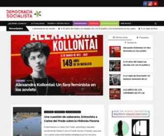 Democraciasocialista.org(Democracia Socialista) Screenshot