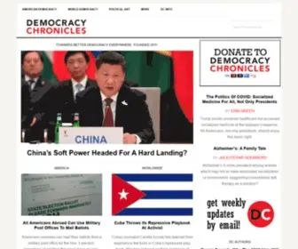 Democracychronicles.org(Democracy Chronicles) Screenshot