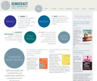 Democracycollaborative.org(The Democracy Collaborative) Screenshot