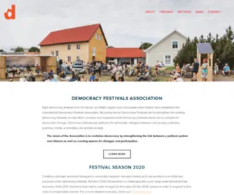 Democracyfestivals.org(Democracy Festivals Association) Screenshot