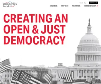 Democracyfund.org(Democracy Fund) Screenshot