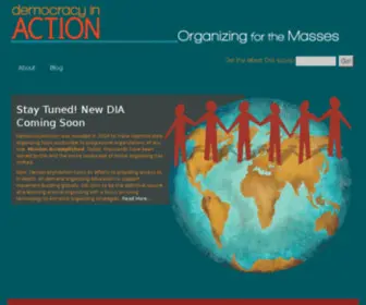 Democracyinaction.org(Organizing for the Masses) Screenshot