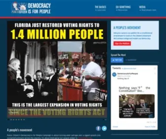 Democracyisforpeople.org(Democracy Is For People) Screenshot