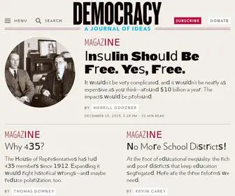 Democracyjournal.org(Democracy Journal) Screenshot