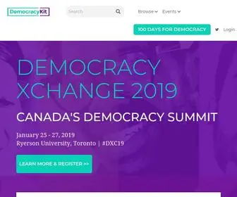 Democracykit.org(Open Democracy Project) Screenshot