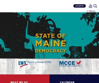 Democracymaine.org(Democracy Maine) Screenshot