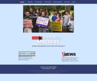 Democracymatters.org(Democracy Matters) Screenshot