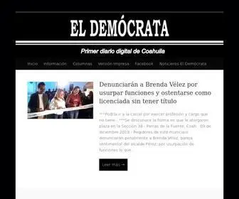Democratacoahuila.com(El Demócrata) Screenshot