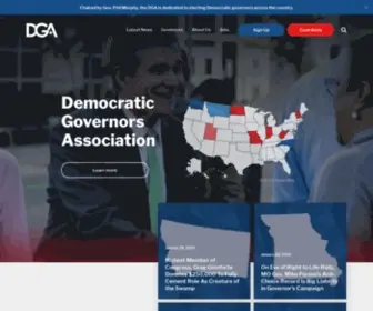 DemocraticGovernors.org(Democratic Governors Association (DGA)) Screenshot