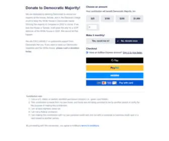 Democraticmajority.com(Premium domain) Screenshot