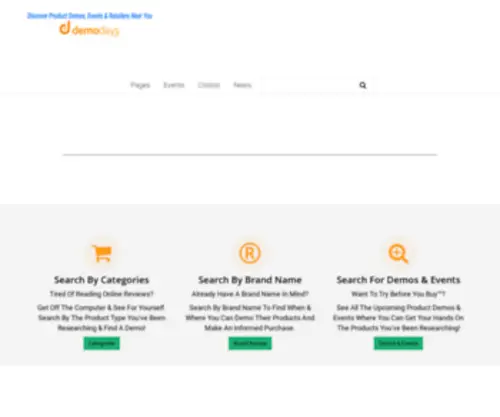 Demodays.com(Find Bike Demos) Screenshot