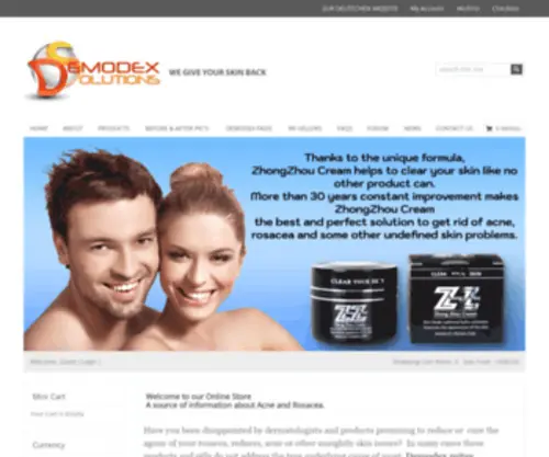 Demodexsolutions.com(Demodex, Demodex Solutions Shop, Buy Demodex Online) Screenshot
