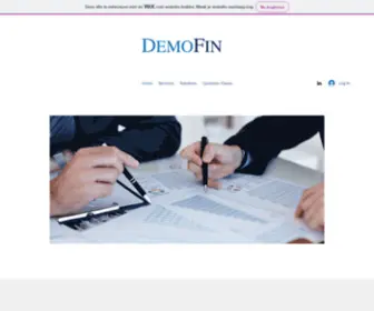 Demofin.com(LucaNet as a Service) Screenshot