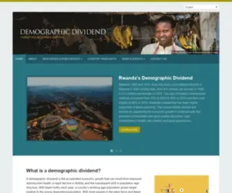 DemographiCDividend.org(Demographic Dividend) Screenshot