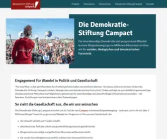 Demokratie-Stiftung-Campact.de(Demokratie-Stiftung Campact · Für eine lebendige Demokratie) Screenshot