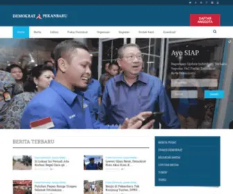 Demokratpekanbaru.or.id(PAC Partai Demokrat Pekanbaru) Screenshot