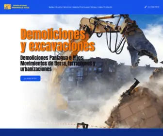 Demolicionespaniagua.com.mx(Demoliciones y excavaciones en Guadalajara) Screenshot