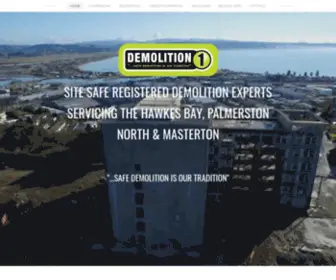 Demolition.co.nz(Demolition Palmerston North) Screenshot