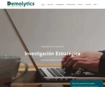 Demolytics.com.mx(Consultoría Política) Screenshot