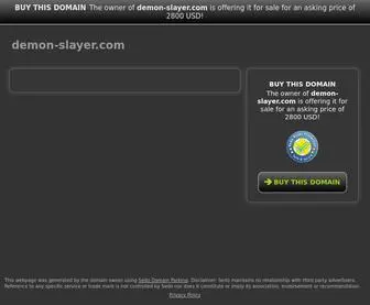 Demon-Slayer.com(Demon Slayer) Screenshot