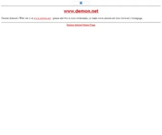 Demon.co.uk(Demon Internet is at www.demon.net) Screenshot