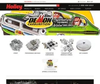 Demoncarbs.com(Holley Performance Products) Screenshot