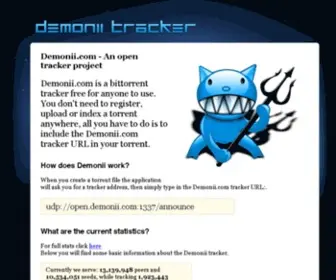 Demonii.com(Demonii Tracker Project) Screenshot