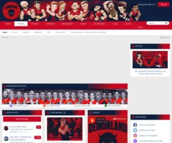 Demonland.com(Melbourne Demons Football Club) Screenshot