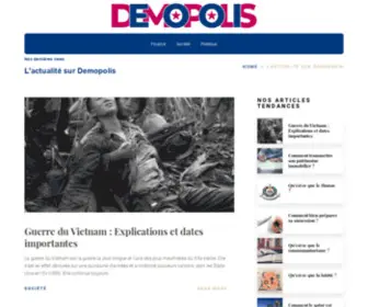 Demopolis.fr(Finance, Société et Politique) Screenshot