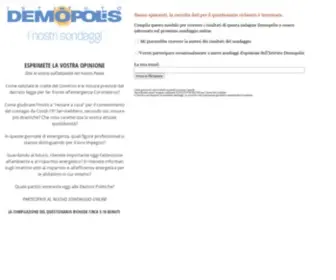 Demopolis.info(La tua opinione) Screenshot