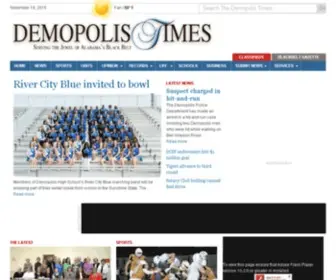 Demopolistimes.com(Serving the Jewel of Alabama’s Black Belt since 1887) Screenshot