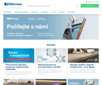 Demos-Trade.cz(Vše pro výrobu nábytku) Screenshot