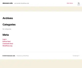 Demoserv.site(Just another WordPress site) Screenshot
