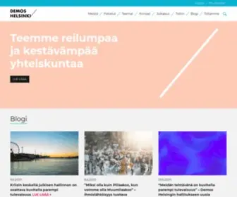 Demoshelsinki.fi(Front Page) Screenshot