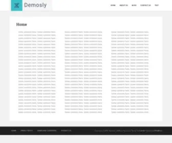 Demosly.com(See relevant content for) Screenshot