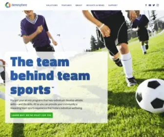 Demosphere.com(The Team Behind Team Sports) Screenshot